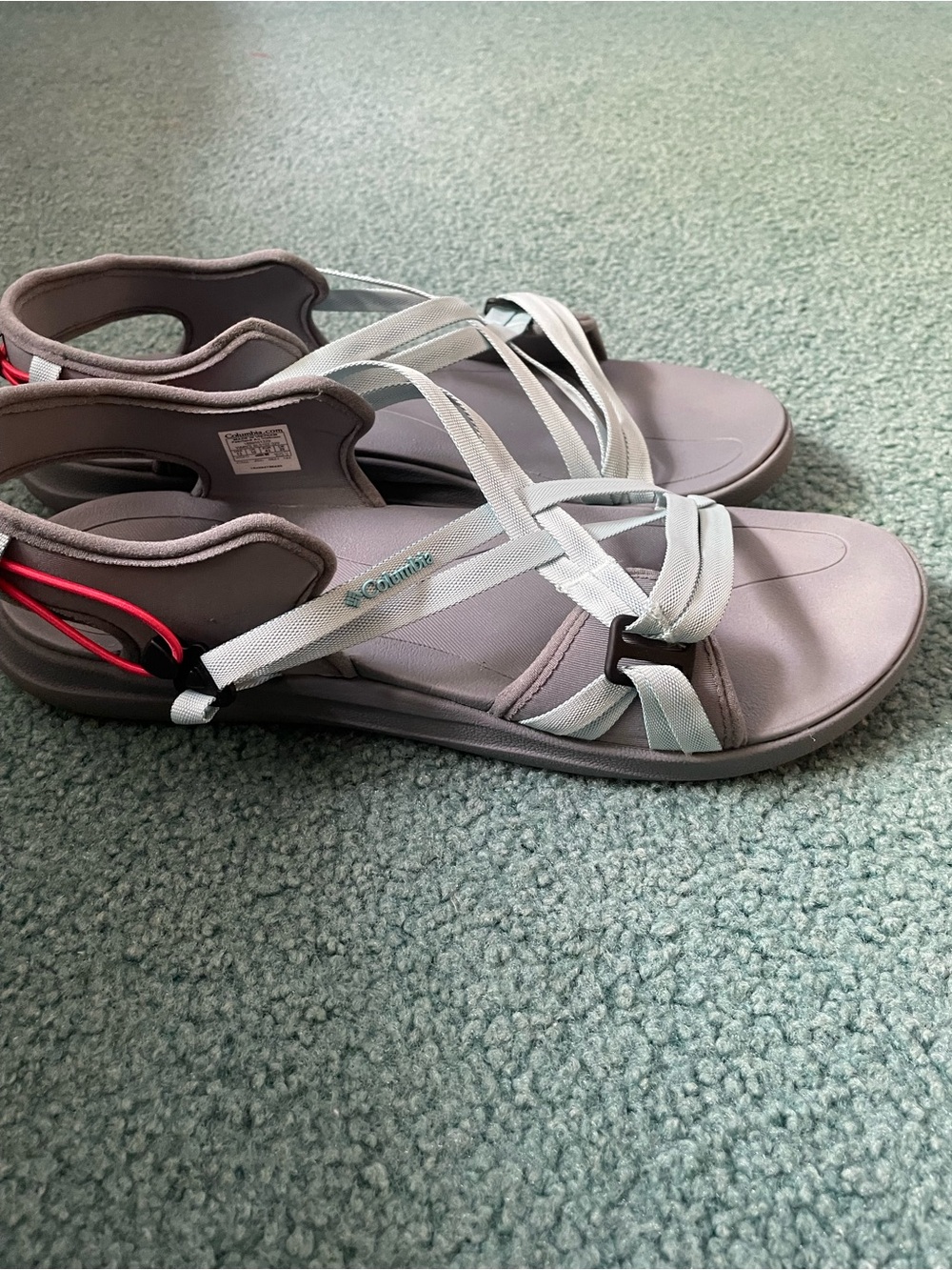 Columbia Women’s Pink and Gray Trek Sandals